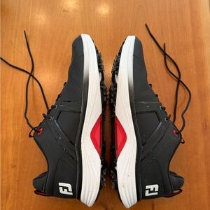 Men's Footjoy Black and Red Golf Shoes